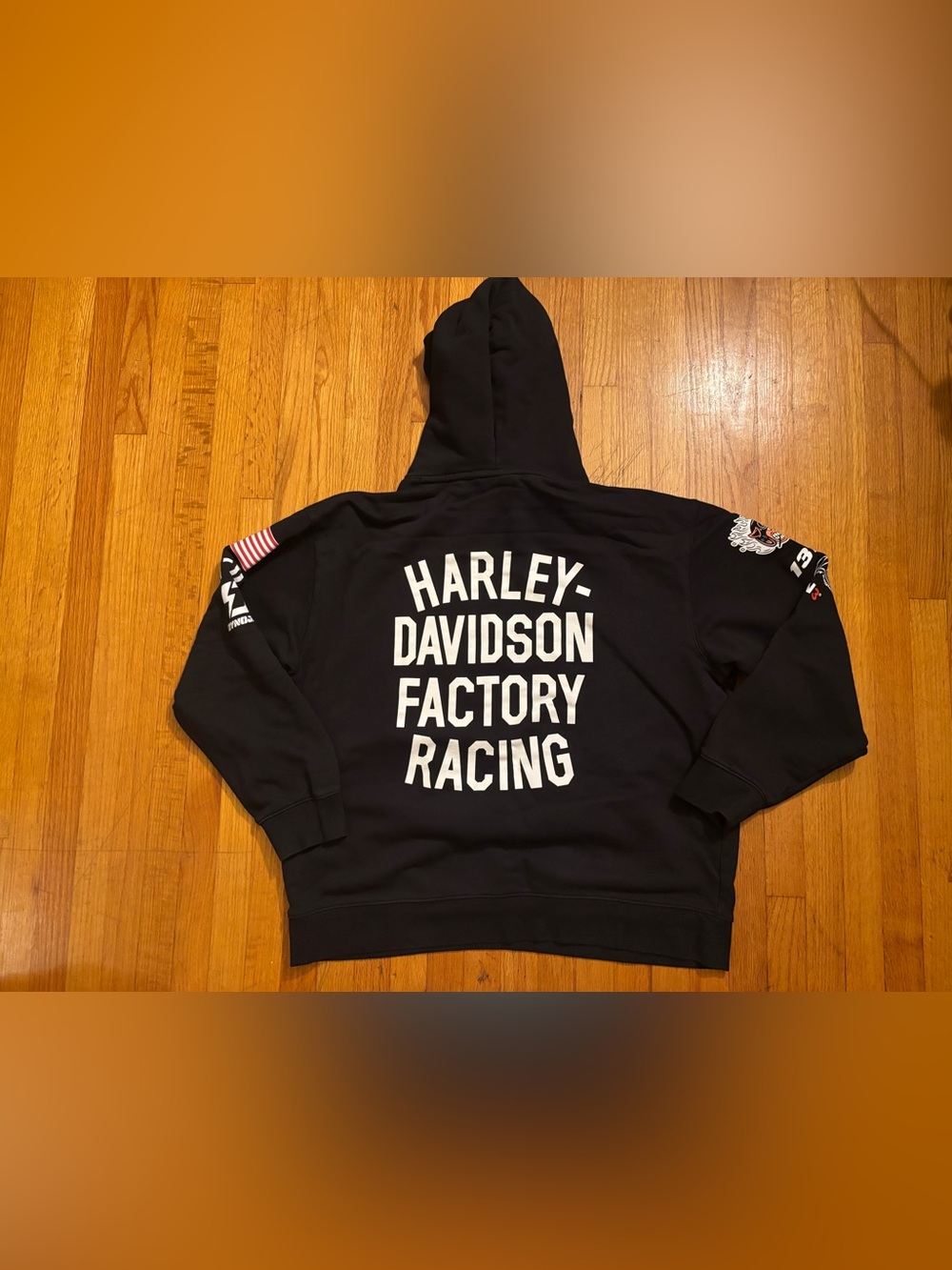Harley-Davidson Factory Racing Hoodie 2XL Authentic - Picture 2 of 7